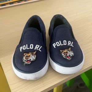 Baby polo boat shoes